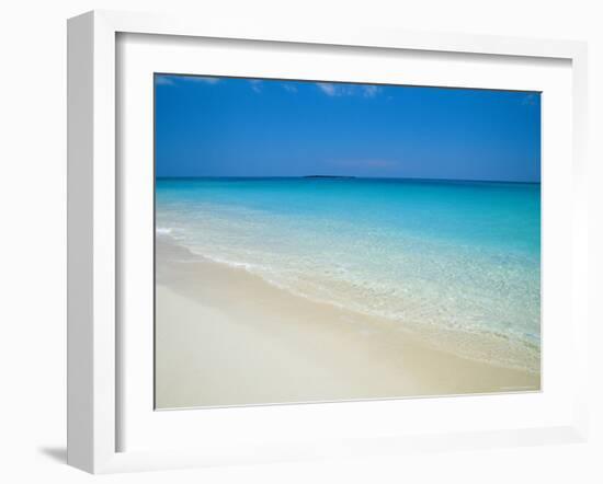 Empty Beach, Paradise Island, Bahamas-Ethel Davies-Framed Photographic Print