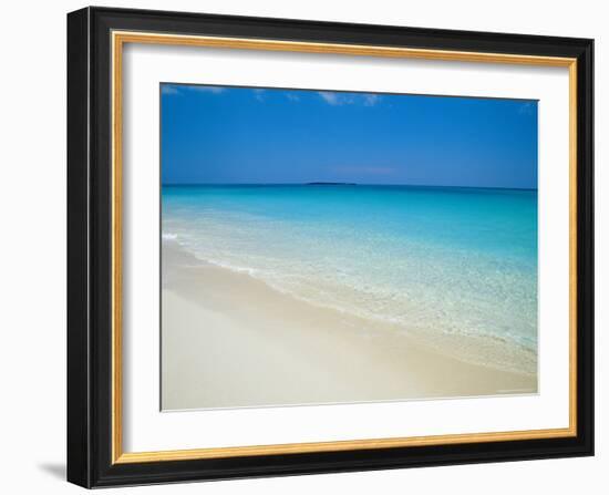 Empty Beach, Paradise Island, Bahamas-Ethel Davies-Framed Photographic Print