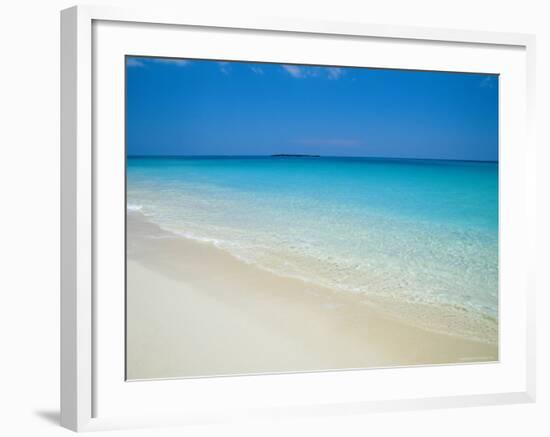 Empty Beach, Paradise Island, Bahamas-Ethel Davies-Framed Photographic Print