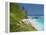 Empty Beach, Seychelles, Indian Ocean, Africa-Sakis Papadopoulos-Framed Premier Image Canvas