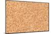 Empty Bulletin Board Background Texture, Natural Cork Board-Eugene Sergeev-Mounted Photographic Print