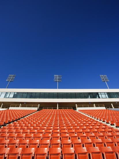 Empty Football Stadium Seats Photographic Print Robert Michael