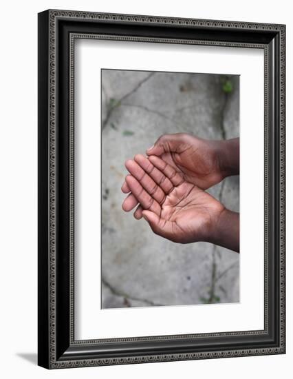 Empty Hands-soupstock-Framed Photographic Print