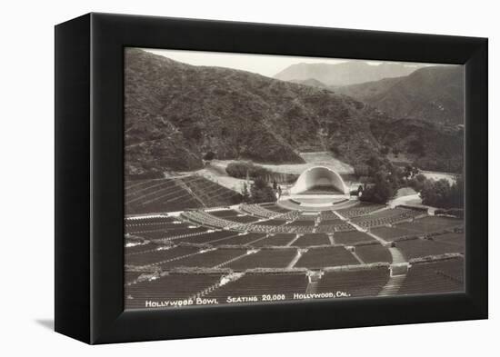 Empty Hollywood Bowl, Los Angeles, California-null-Framed Stretched Canvas