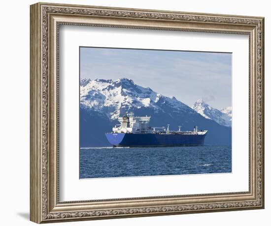 Empty Oil Tanker, Prince William Sound, Alaska, USA-Hugh Rose-Framed Photographic Print