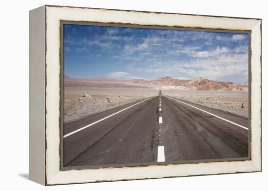 Empty Open Road, San Pedro De Atacama Desert, Chile, South America-Kimberly Walker-Framed Premier Image Canvas