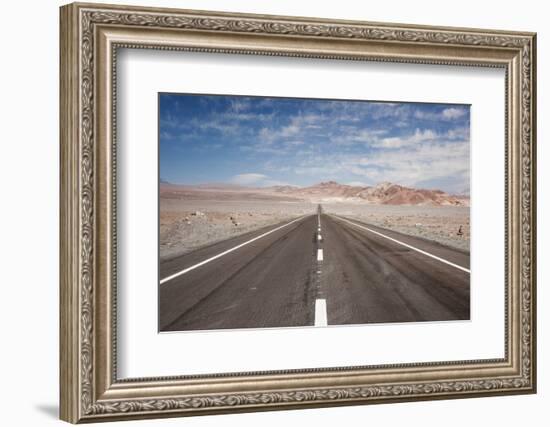 Empty Open Road, San Pedro De Atacama Desert, Chile, South America-Kimberly Walker-Framed Photographic Print