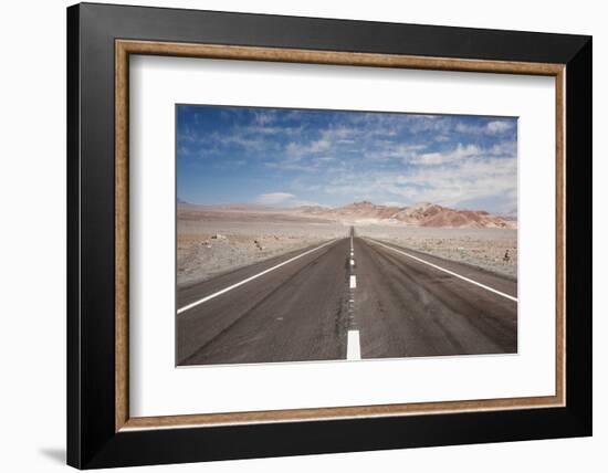 Empty Open Road, San Pedro De Atacama Desert, Chile, South America-Kimberly Walker-Framed Photographic Print