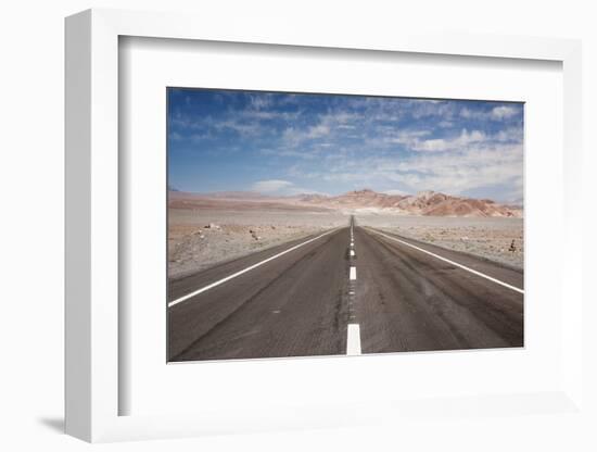 Empty Open Road, San Pedro De Atacama Desert, Chile, South America-Kimberly Walker-Framed Photographic Print