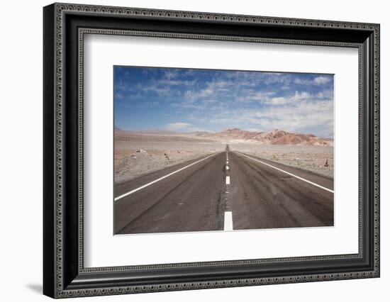 Empty Open Road, San Pedro De Atacama Desert, Chile, South America-Kimberly Walker-Framed Photographic Print