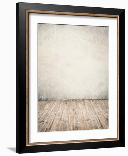 Empty Room Background-donatas1205-Framed Art Print