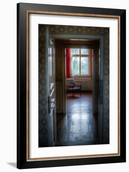 Empty Room with Chair-Nathan Wright-Framed Photographic Print