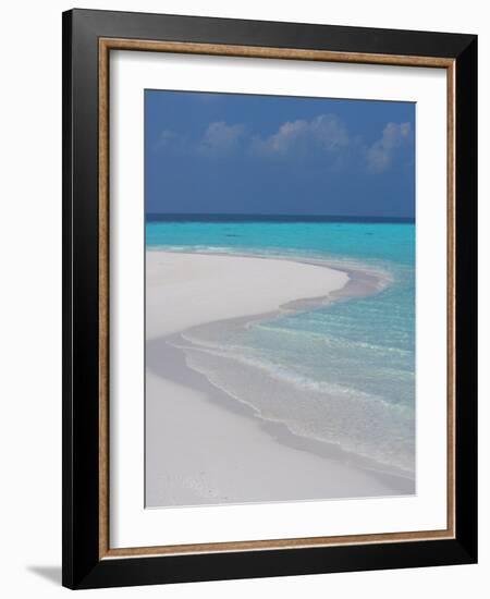 Empty Sandy Beach, Maldives, Indian Ocean-Papadopoulos Sakis-Framed Photographic Print