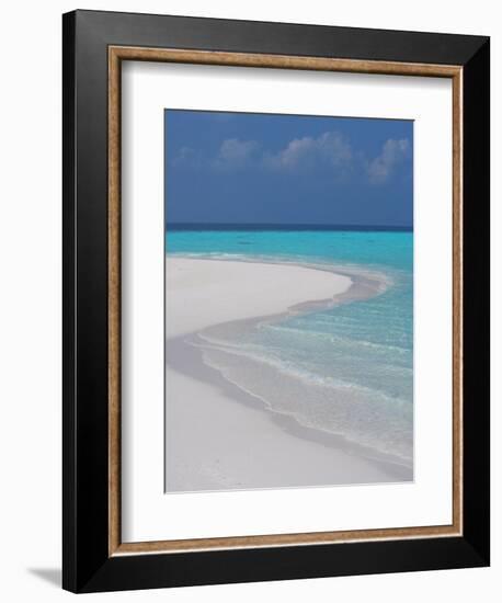 Empty Sandy Beach, Maldives, Indian Ocean-Papadopoulos Sakis-Framed Photographic Print