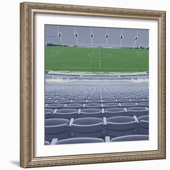 Empty Soccer Field-David Madison-Framed Photographic Print