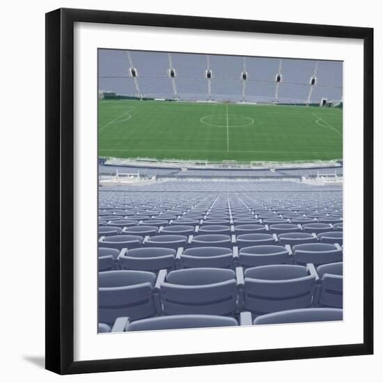 Empty Soccer Field-David Madison-Framed Photographic Print