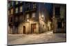 Empty Street of Barri Gotic at Night, Barcelona-NejroN Photo-Mounted Photographic Print
