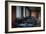 Empty Tables in Long Room-Nathan Wright-Framed Photographic Print