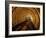 Empty Tourist Subway Car Runs Through Illuminated Tunnel in Shanghai, China-null-Framed Photographic Print