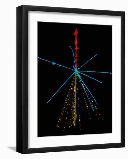 Emulsion Photo of Cosmic Ray Event-C. Powell-Framed Photographic Print