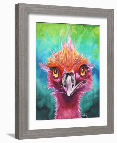 Emus Of A Feather-Elizabeth Medley-Framed Art Print