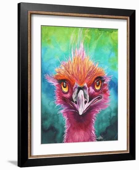 Emus Of A Feather-Elizabeth Medley-Framed Art Print