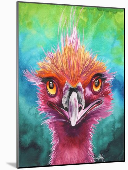 Emus Of A Feather-Elizabeth Medley-Mounted Art Print