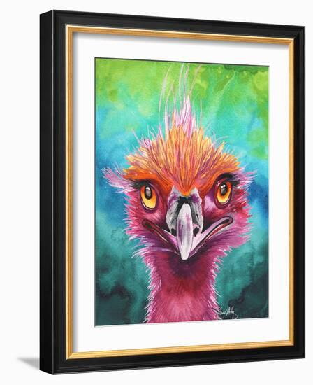 Emus Of A Feather-Elizabeth Medley-Framed Art Print