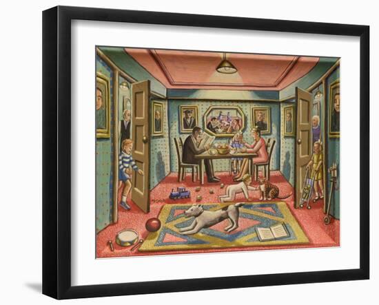 En Famille, 2015-PJ Crook-Framed Giclee Print