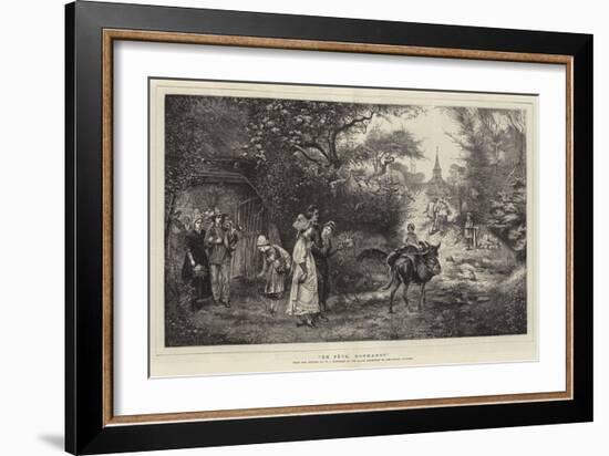 En Fete, Normandy-William John Hennessy-Framed Giclee Print