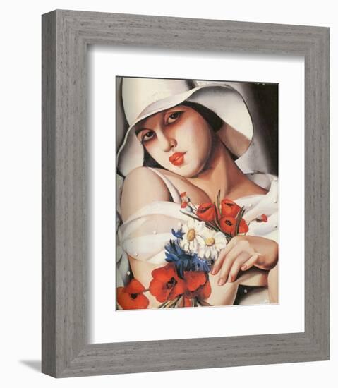 En Plein Ete-Tamara de Lempicka-Framed Premium Giclee Print