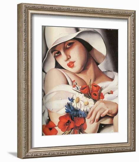 En Plein Ete-Tamara de Lempicka-Framed Premium Giclee Print