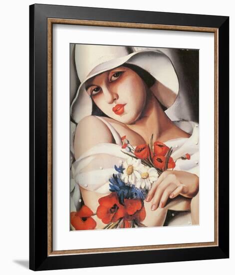 En Plein Ete-Tamara de Lempicka-Framed Premium Giclee Print