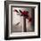 En Rouge et Gris I-Olivier Tramoni-Framed Art Print