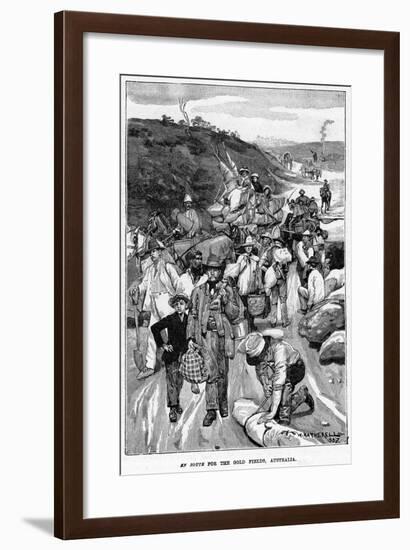 En Route for the Gold Fields, Australia, 1887-William Hatherell-Framed Giclee Print