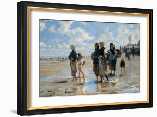 En route pour la pêche, or Setting Out to Fish, 1878-John Singer Sargent-Framed Giclee Print