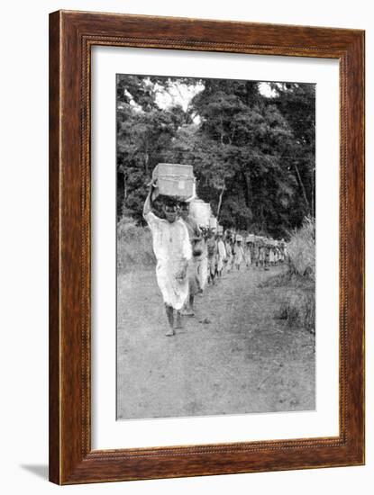 En Route to the Mountains, from an Article Entitled 'To the Mountains of the Moon' Published in…-English Photographer-Framed Photographic Print