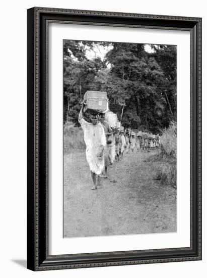 En Route to the Mountains, from an Article Entitled 'To the Mountains of the Moon' Published in…-English Photographer-Framed Photographic Print