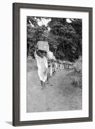 En Route to the Mountains, from an Article Entitled 'To the Mountains of the Moon' Published in…-English Photographer-Framed Photographic Print