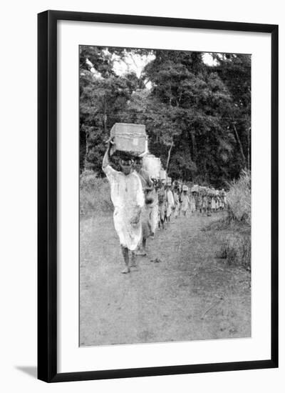 En Route to the Mountains, from an Article Entitled 'To the Mountains of the Moon' Published in…-English Photographer-Framed Photographic Print