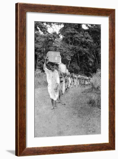 En Route to the Mountains, from an Article Entitled 'To the Mountains of the Moon' Published in…-English Photographer-Framed Photographic Print