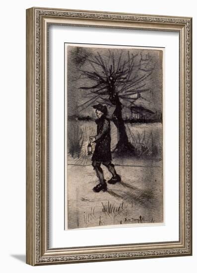 En Route-Vincent van Gogh-Framed Art Print