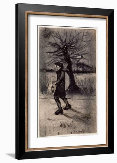 En Route-Vincent van Gogh-Framed Art Print