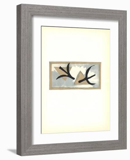 En Vol-Georges Braque-Framed Premium Edition