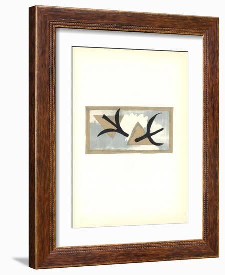 En Vol-Georges Braque-Framed Premium Edition