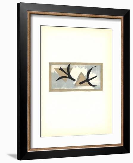 En Vol-Georges Braque-Framed Premium Edition