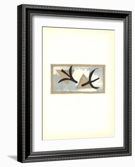 En Vol-Georges Braque-Framed Premium Edition