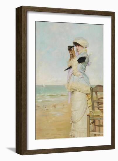 En Vue-Vicente Palmaroli y Gónzalez-Framed Giclee Print