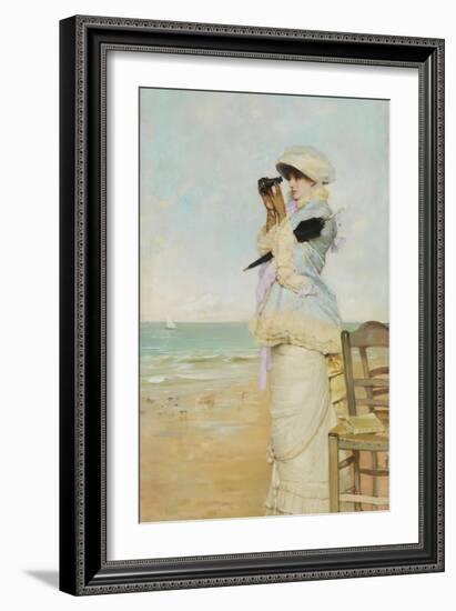 En Vue-Vicente Palmaroli y Gónzalez-Framed Giclee Print