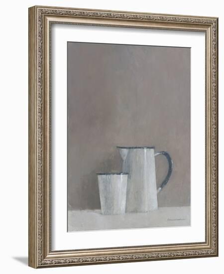 Enamel Jug and Beaker-Chris Welsh-Framed Giclee Print